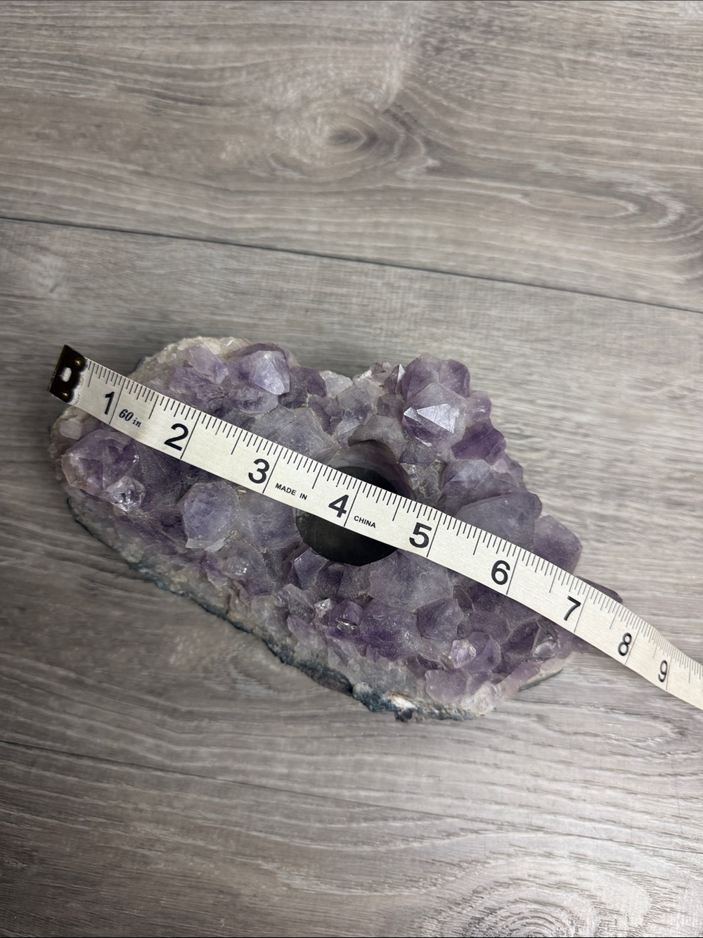 Amethyst Tea Light Candle Holder - Picture 5 of 7
